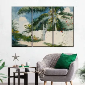 A Garden In Nassau Wall Art