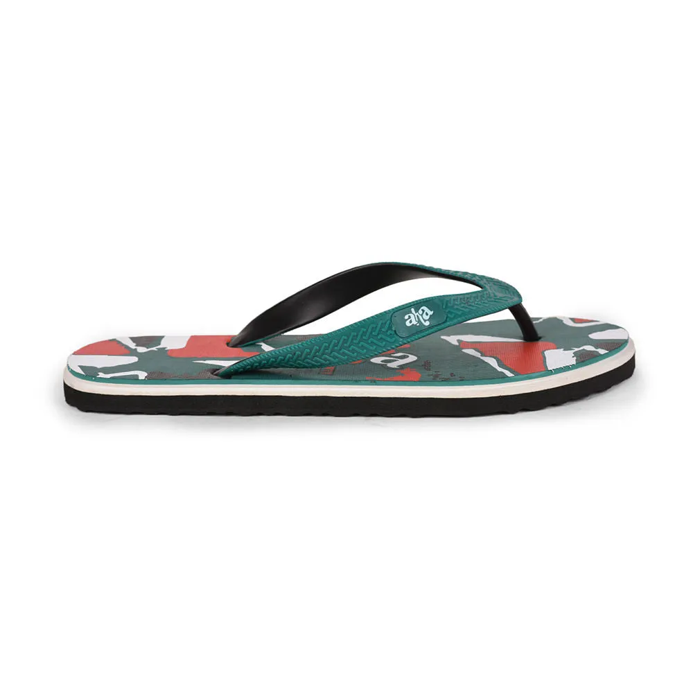 A-HA By Liberty AHA-28 Green Flip-Flops For Men