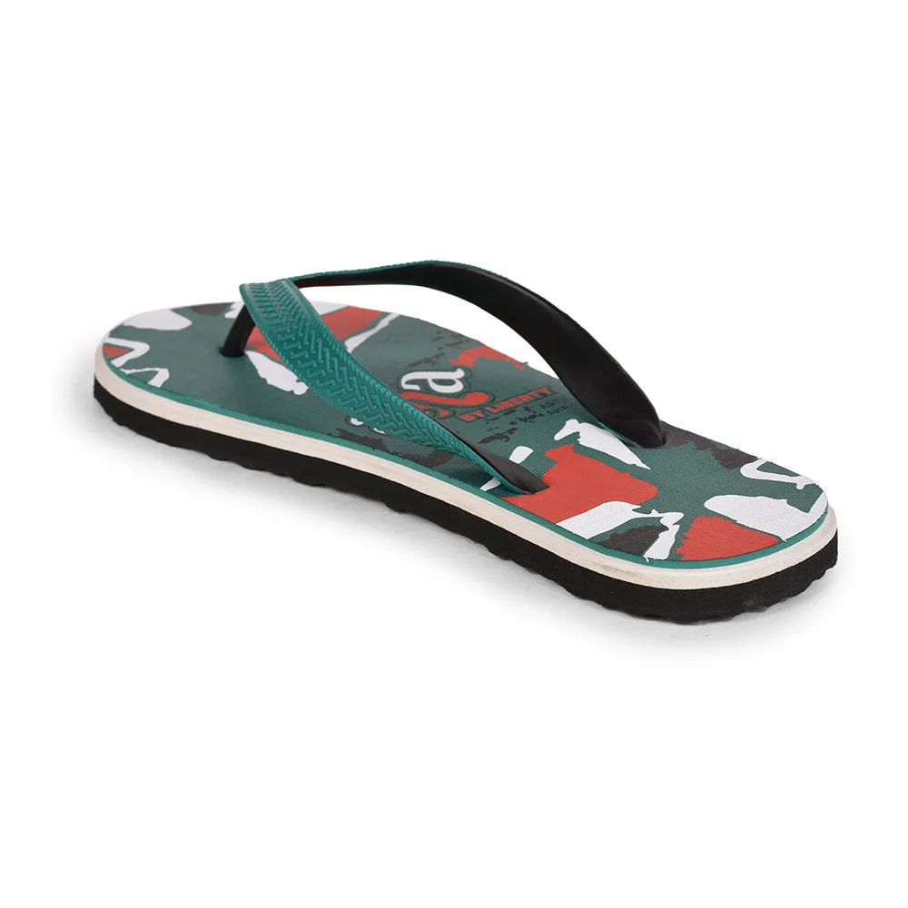 A-HA By Liberty AHA-28 Green Flip-Flops For Men