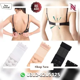 Adjustable 3 Hook Strap Extension Comfortable Elastic