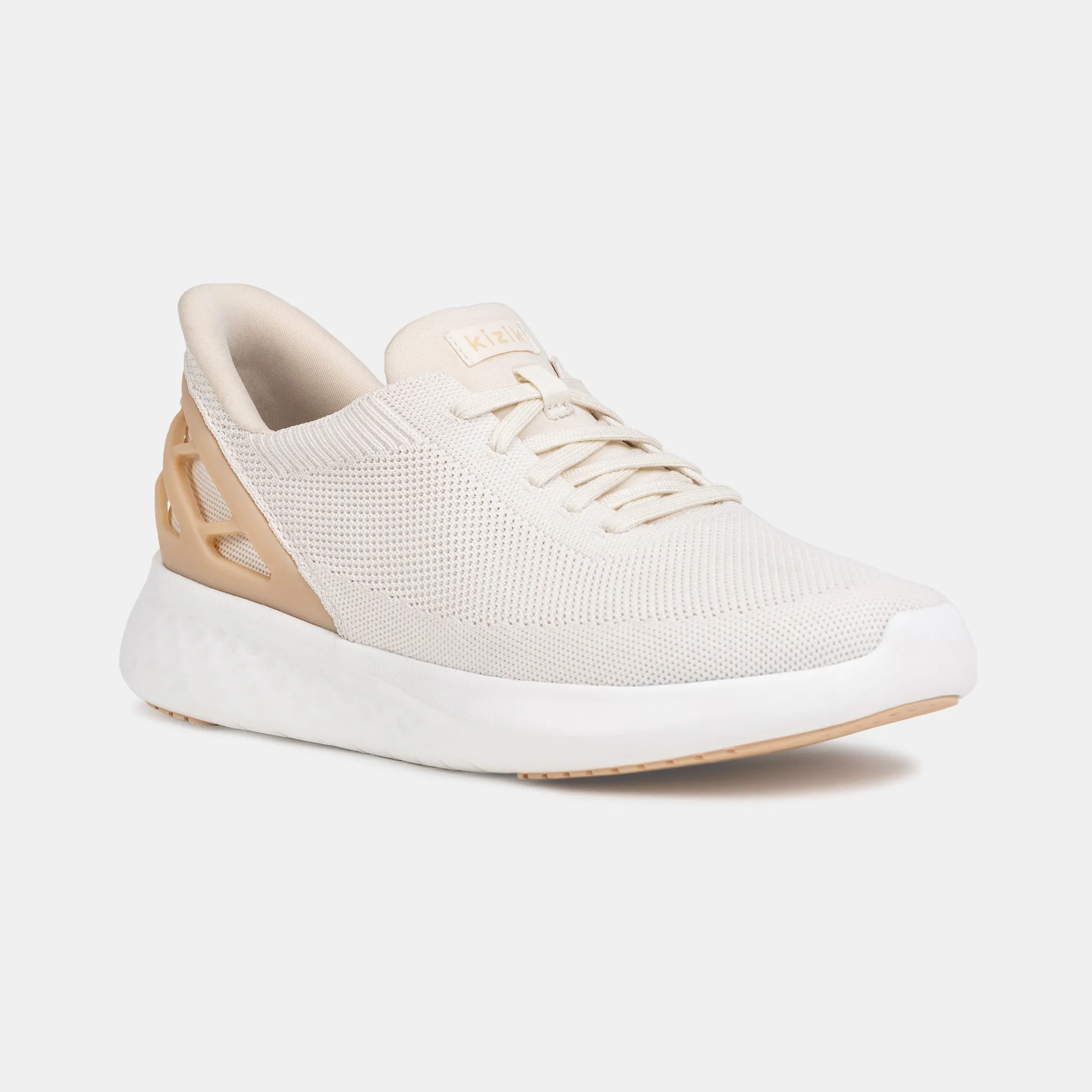 Athens Easy-on Sneaker in White Cream