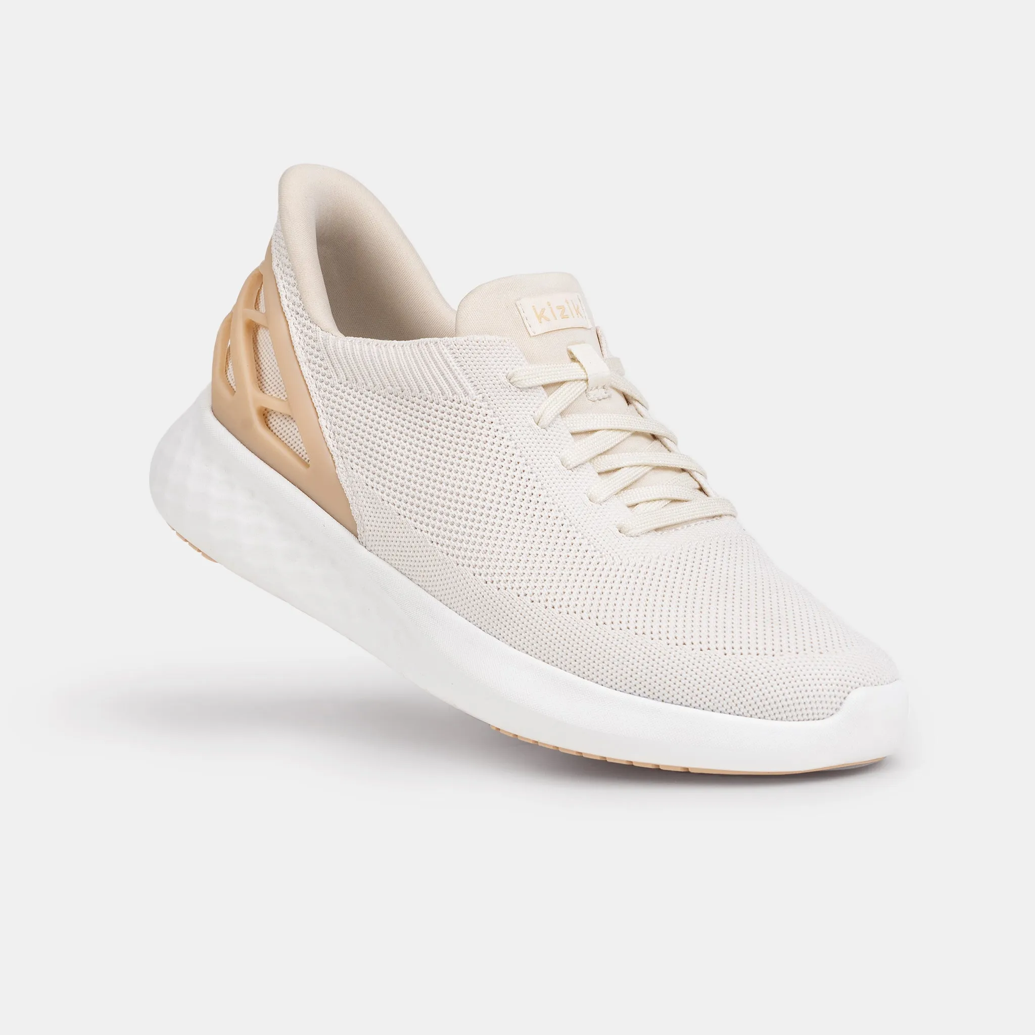 Athens Easy-on Sneaker in White Cream