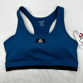 Athletic Bra By Reebok In Blue, Size: L