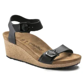 Birkenstock Soley Wedge Leather Sandals Women's