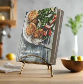 Brass Cookbook Holder Easel