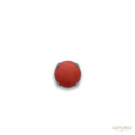 Button Covered in Fabric with Metal Base 1832 - Gafforelli Srl