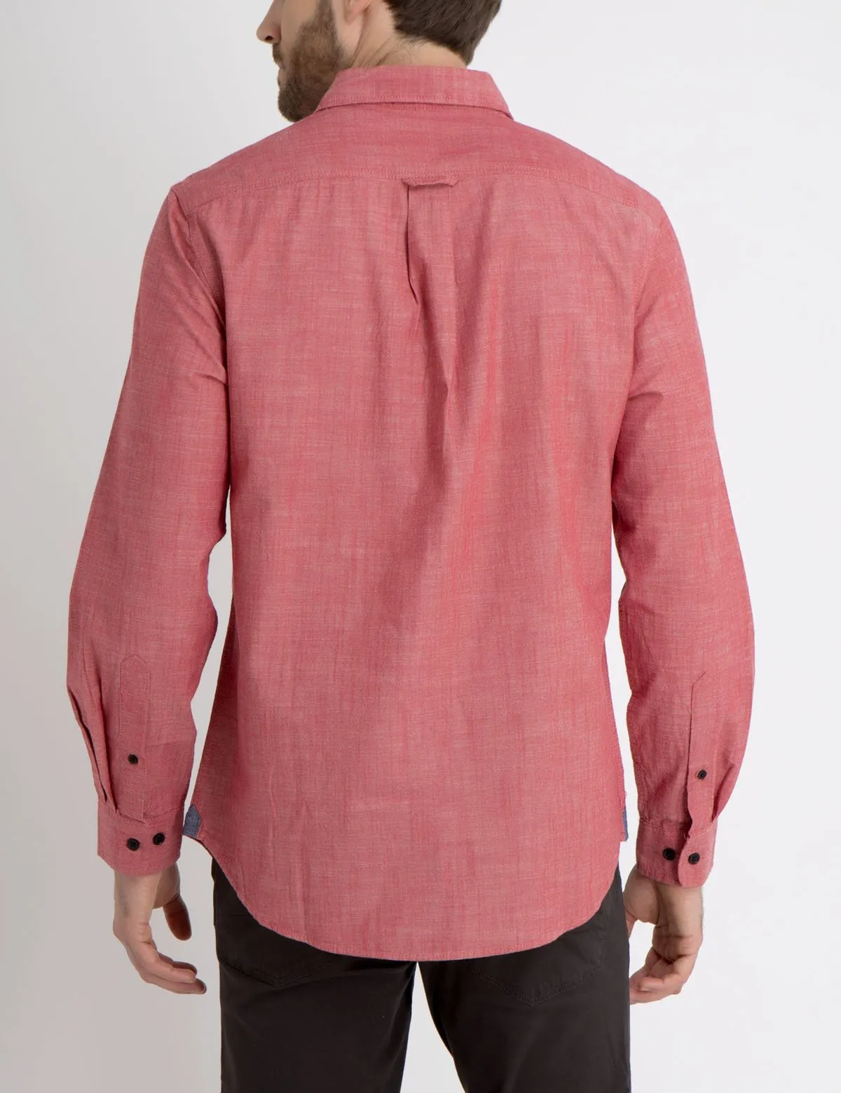 CLASSIC FIT TWO POCKET CANVAS SHIRT