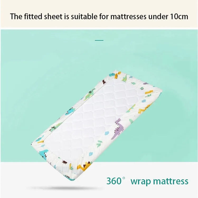 Comfortable Baby Cotton Fitted Mattress Cover 120x65cm