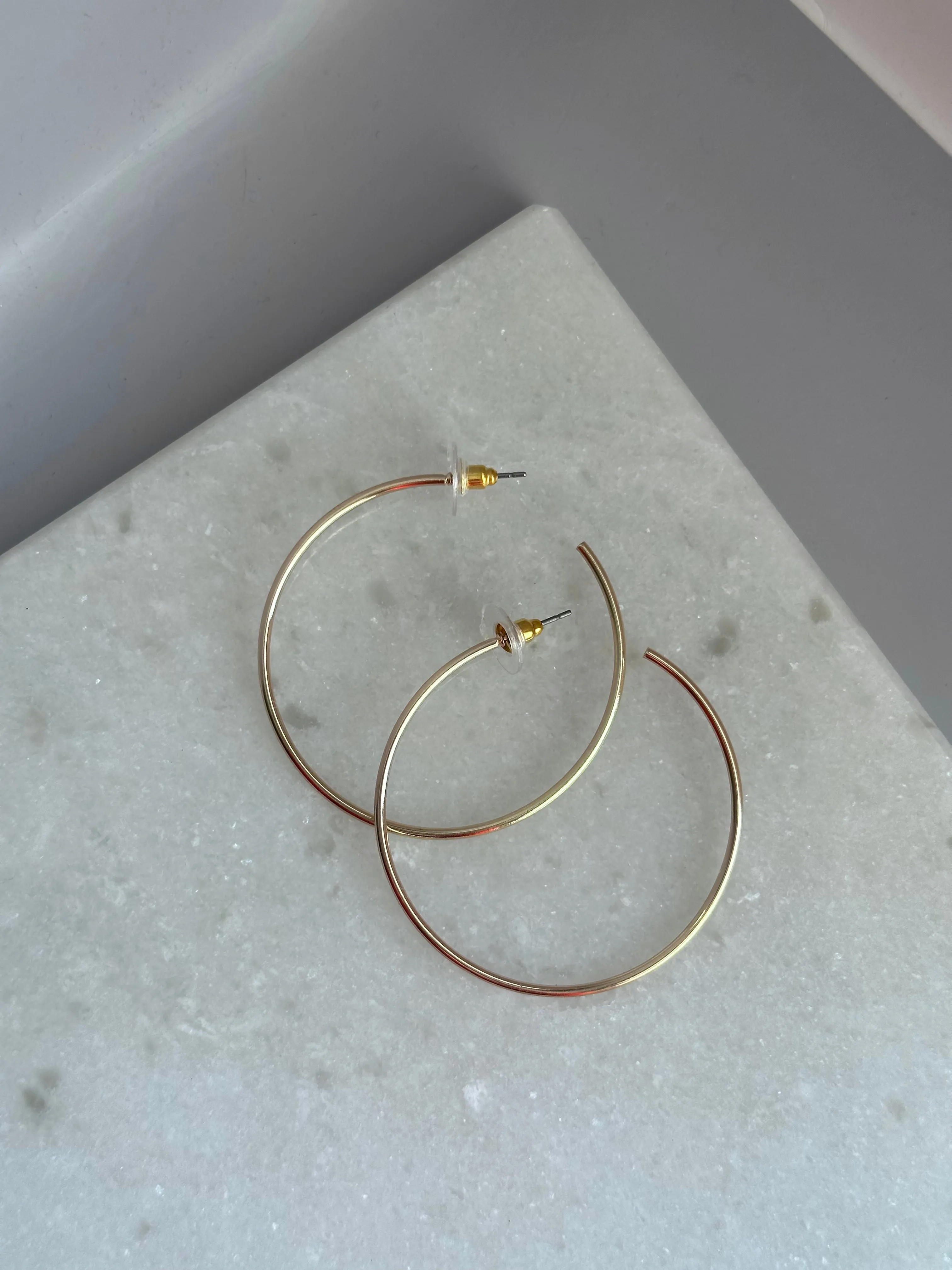 Conrad Open Hoops- Gold