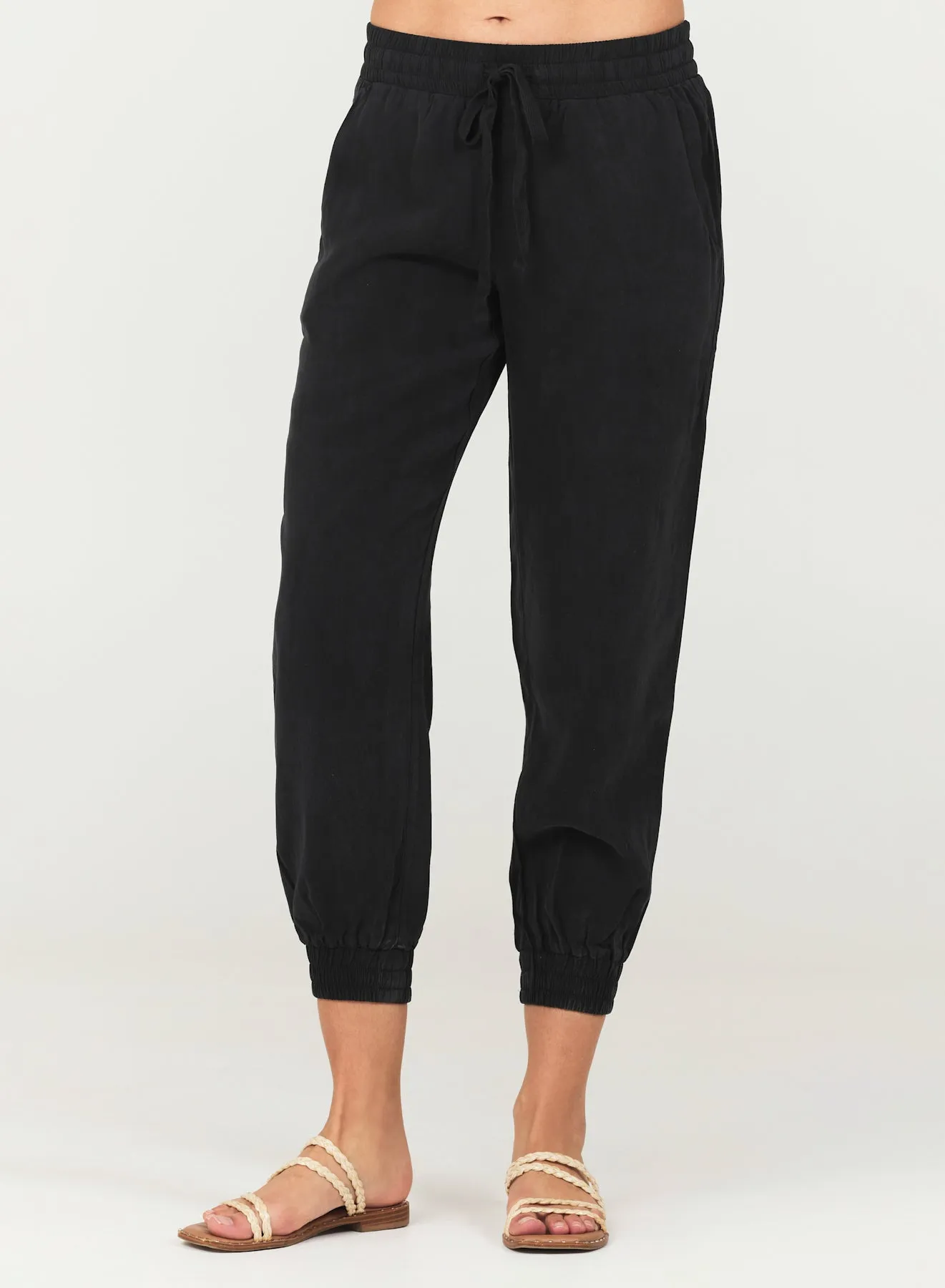 Easy Drawstring Jogger - Vintage Black