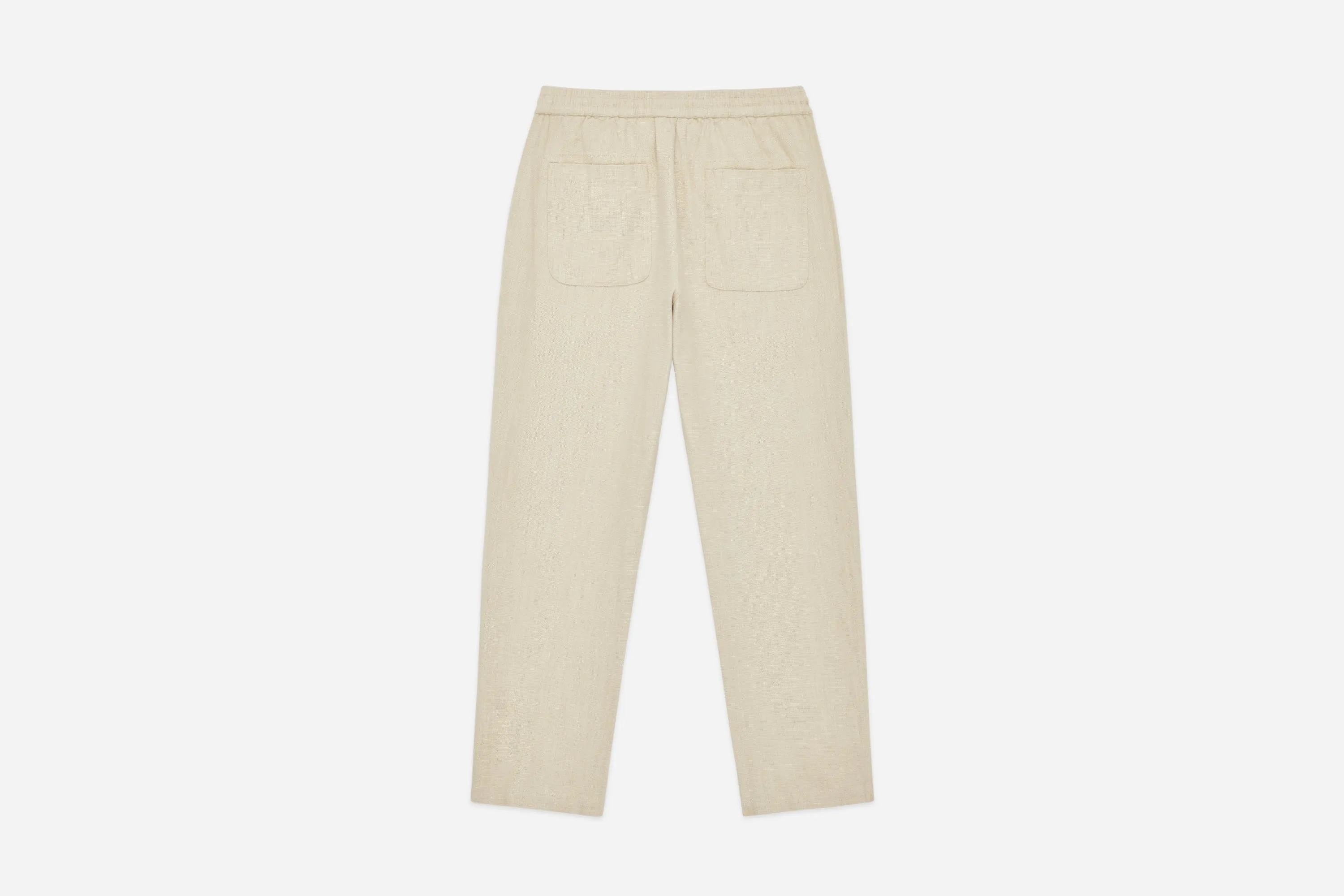 Easy Pant ~ Alabaster Cotton/Linen