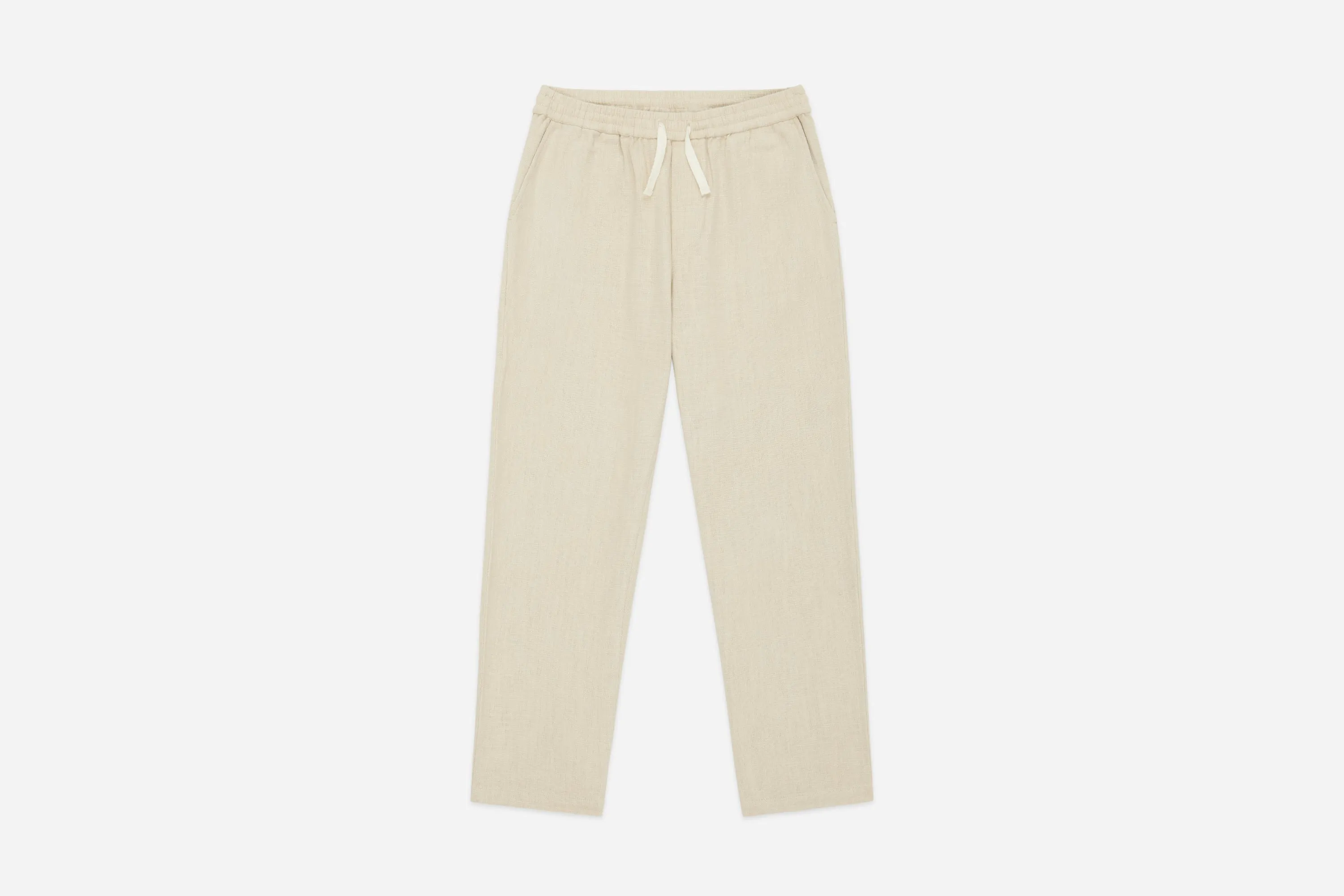 Easy Pant ~ Alabaster Cotton/Linen