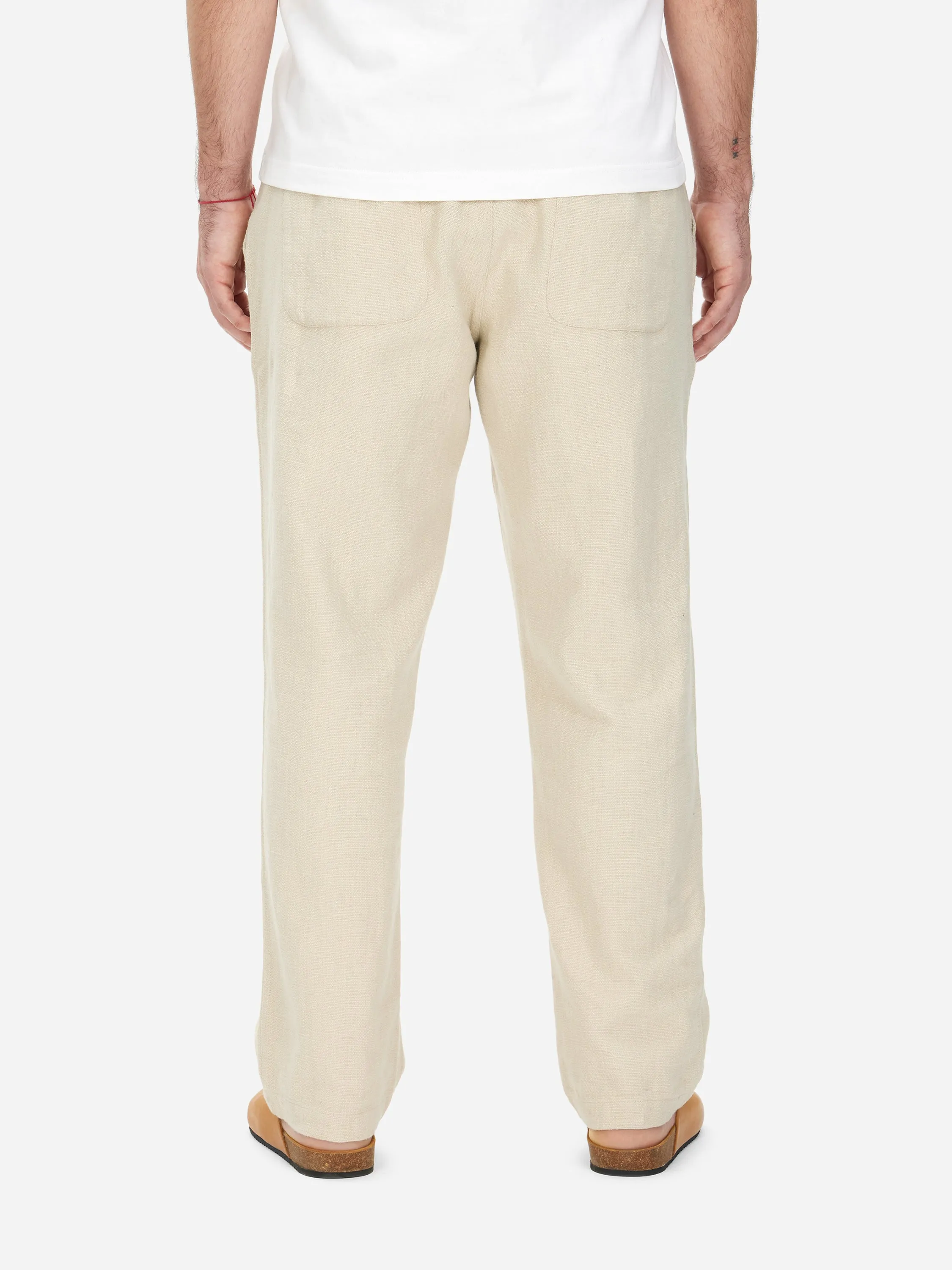 Easy Pant ~ Alabaster Cotton/Linen