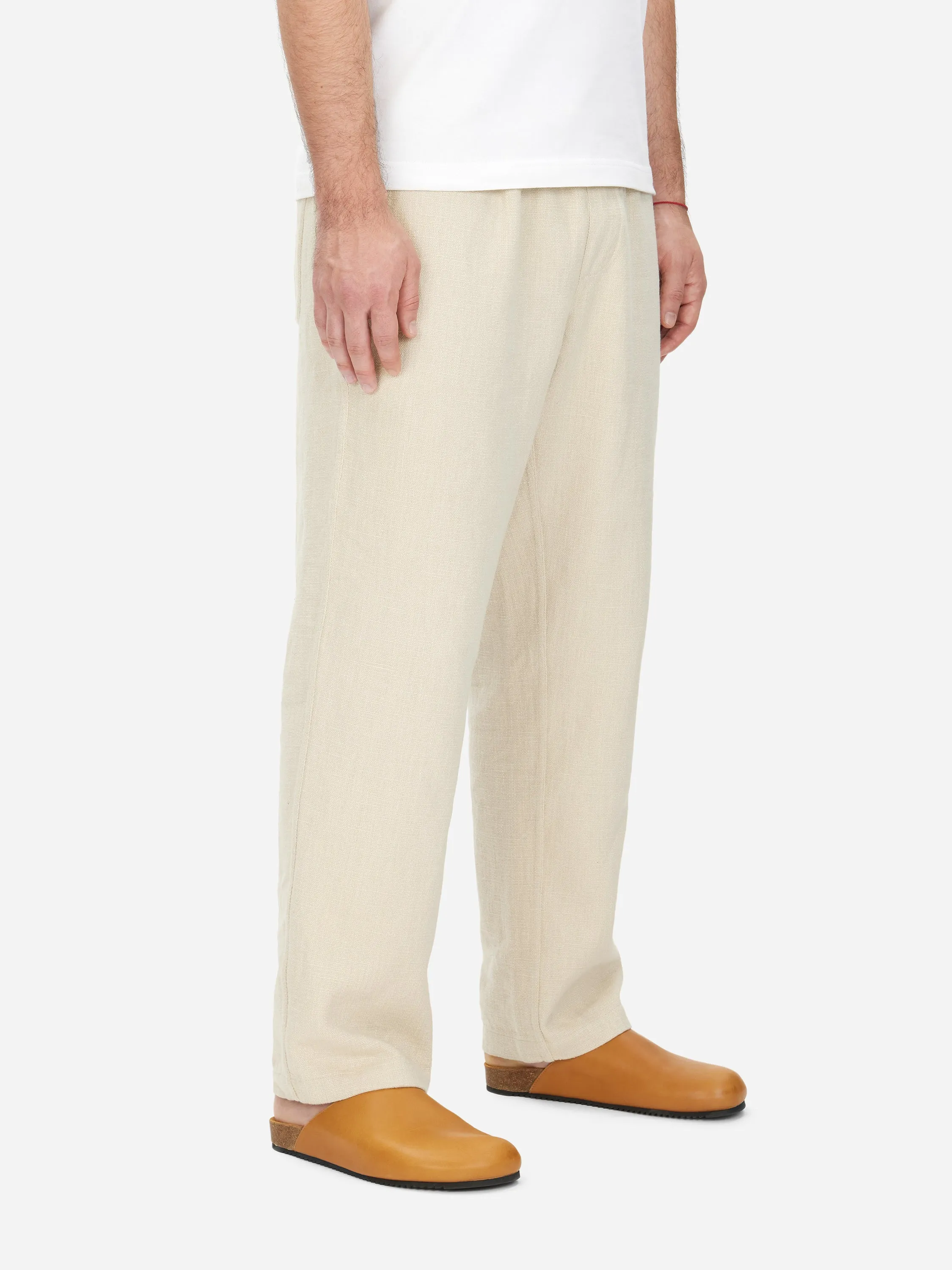 Easy Pant ~ Alabaster Cotton/Linen