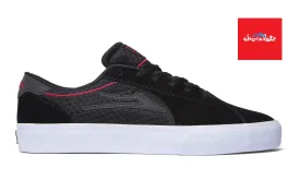 Flaco 2 - Black/Red Suede