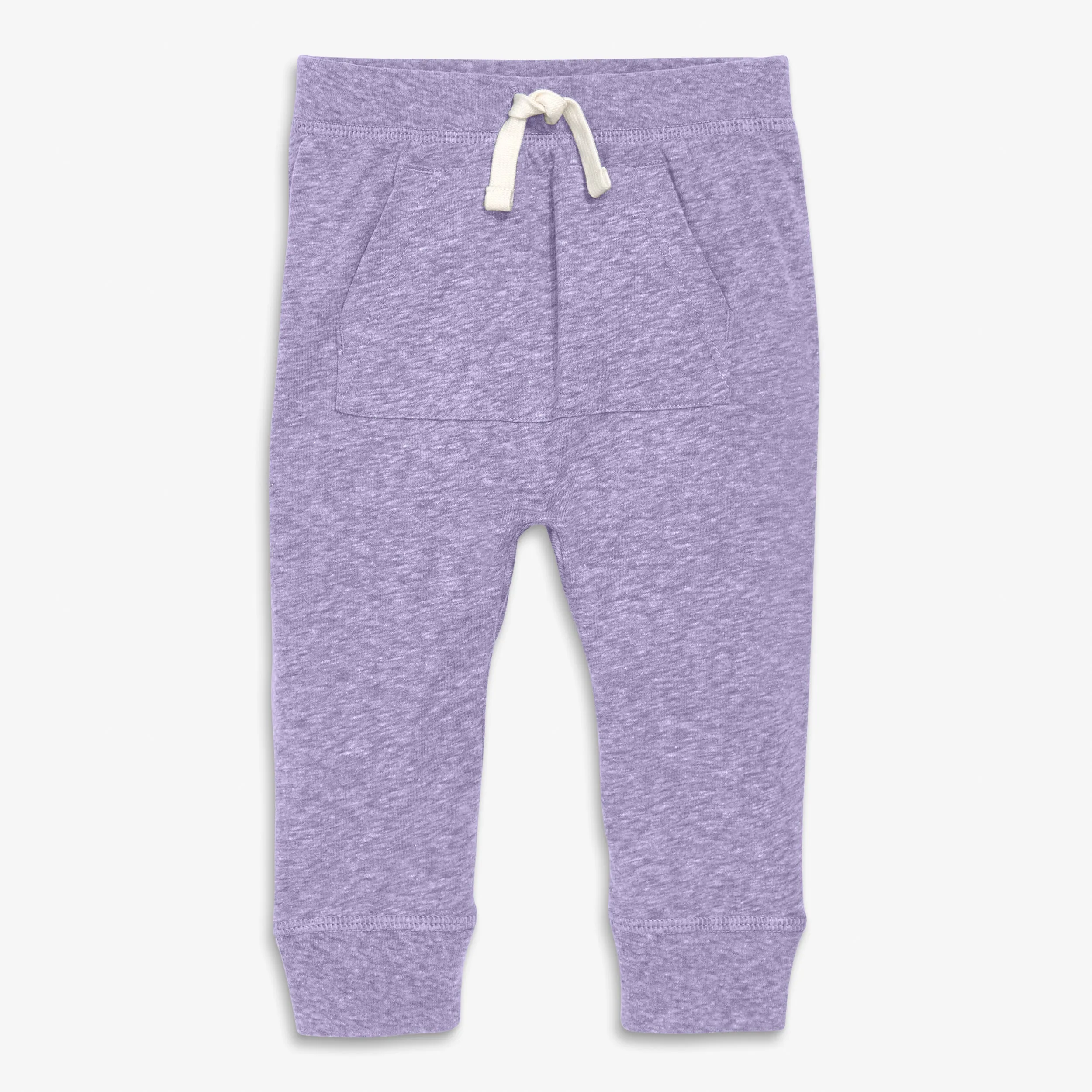 Heathered easy baby pant