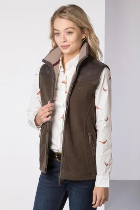 Ladies Garton II Fleece Gilet Ry Motif