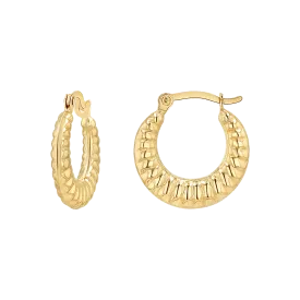 Linea Tapered Hoop Earrings