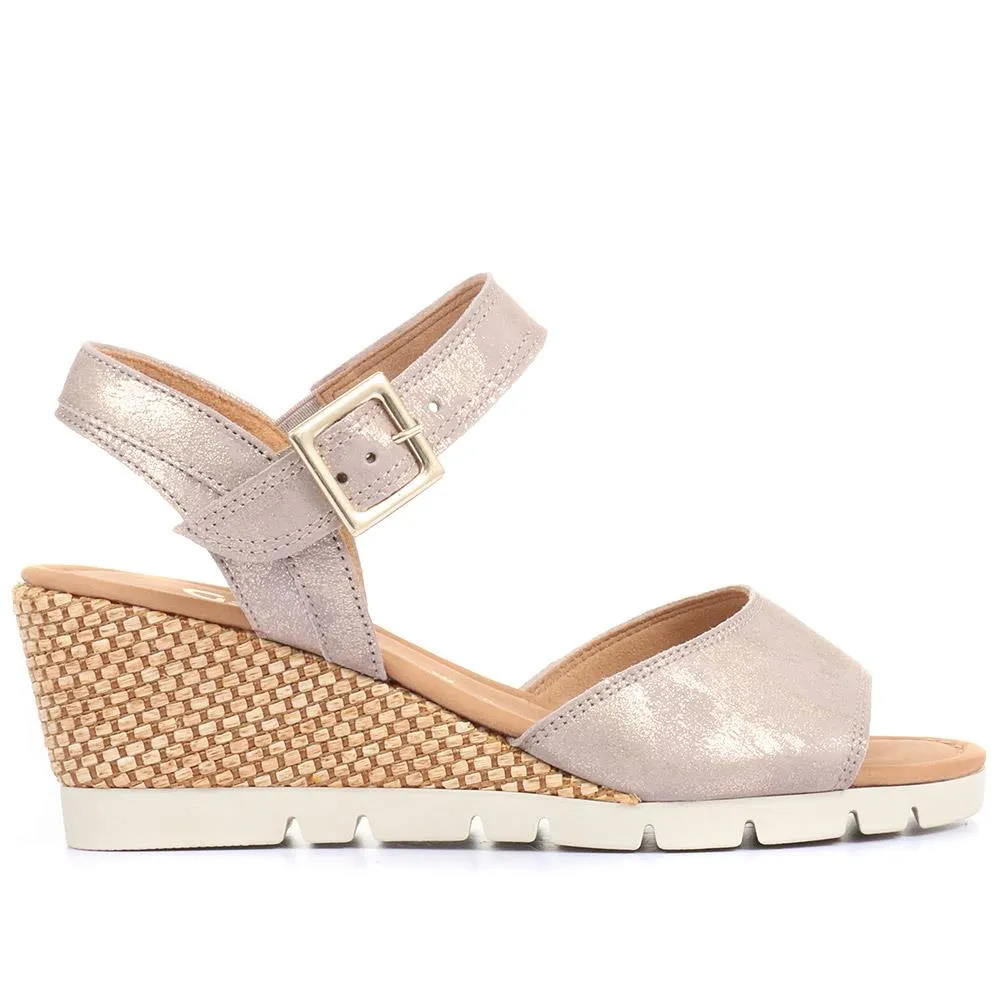 Nieve Two Strap Wedge Sandals - GAB31516 / 317 910