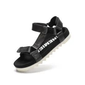 Sandal Tooth Wedge Black