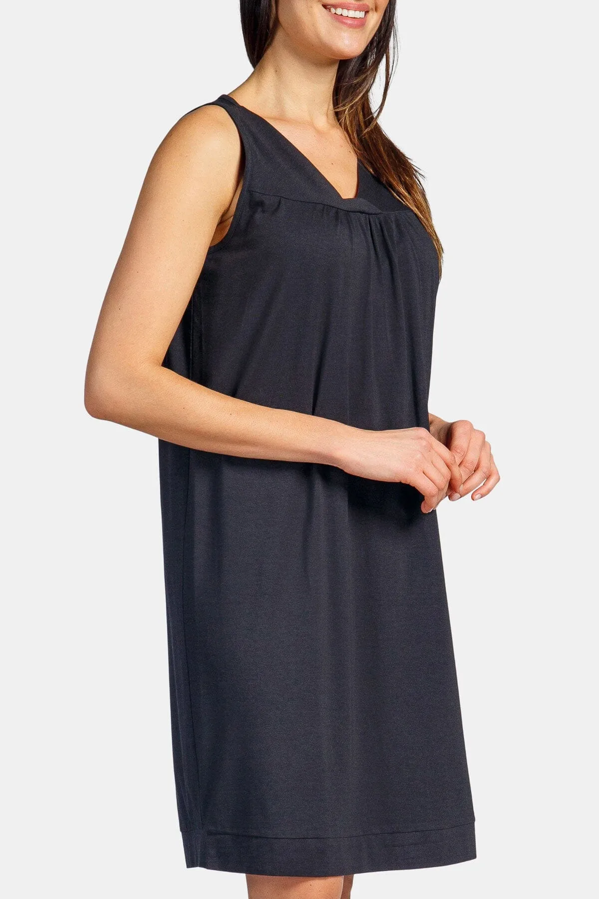 Women's Sleeveless Jersey Nightgown - Relaxed Fit